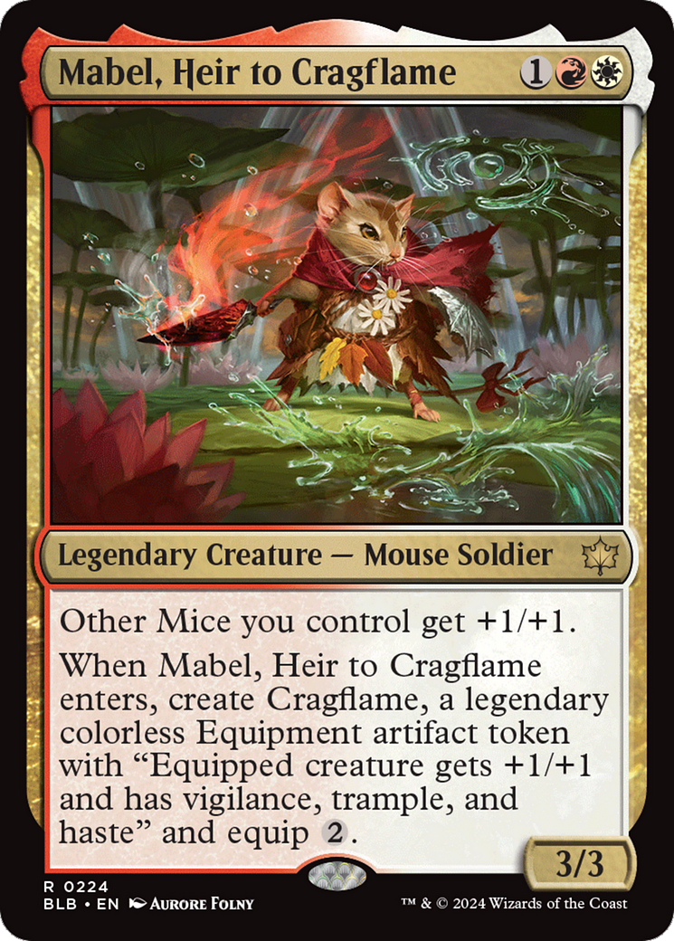 Mabel, Heir to Cragflame [Bloomburrow] | Odin's Place