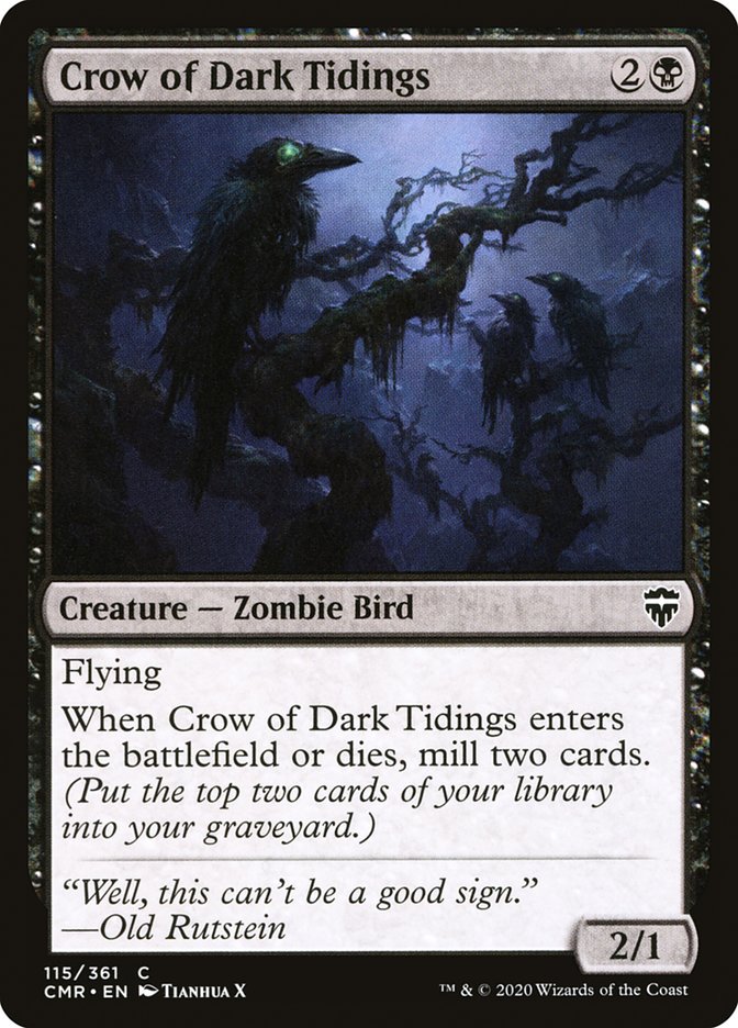 Crow of Dark Tidings [Commander Legends] | Odin's Place