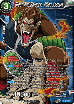 Great Ape Bardock, Allied Assault (Winner Stamped) (P-318) [Tournament Promotion Cards] | Odin's Place