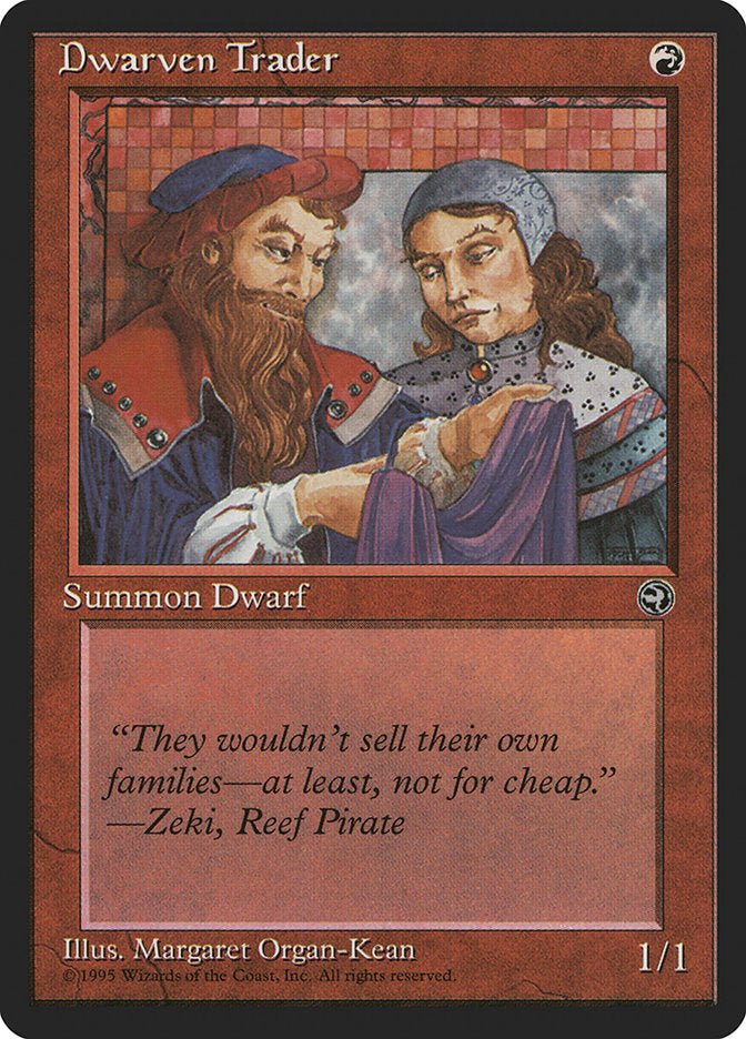 Dwarven Trader (Zeki Flavor Text) [Homelands] | Odin's Place