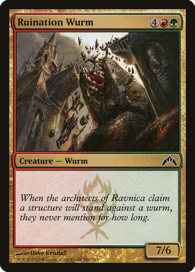 Ruination Wurm (192) [Gatecrash] | Odin's Place