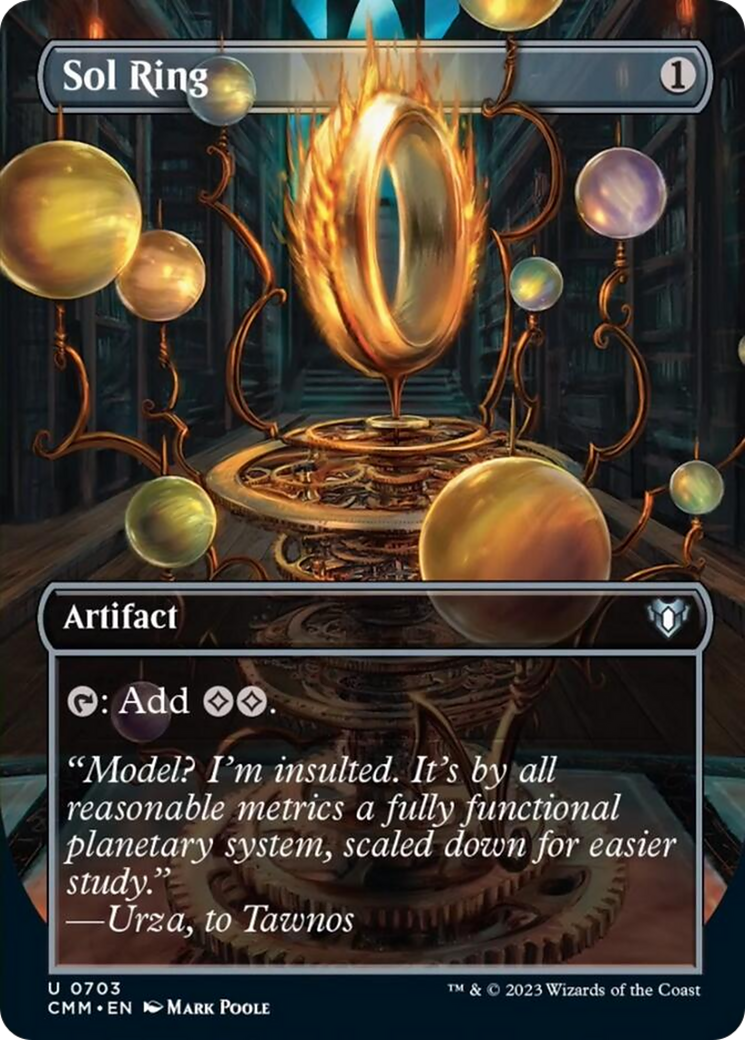 Sol Ring (Borderless Alternate Art) [Commander Masters] | Odin's Place