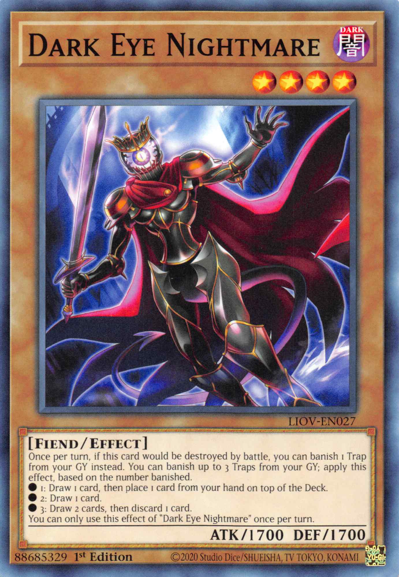 Dark Eye Nightmare [LIOV-EN027] Common | Odin's Place