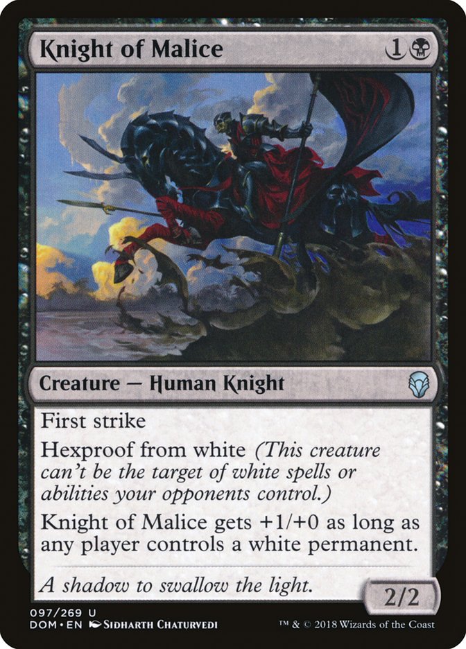 Knight of Malice (97) [Dominaria] | Odin's Place