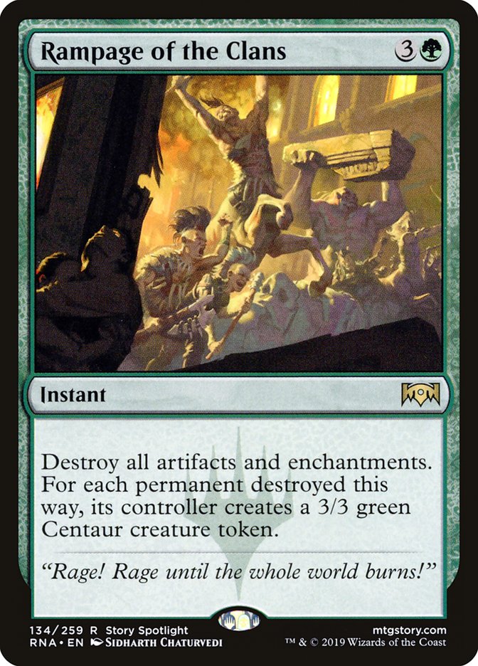 Rampage of the Clans (134) [Ravnica Allegiance] | Odin's Place