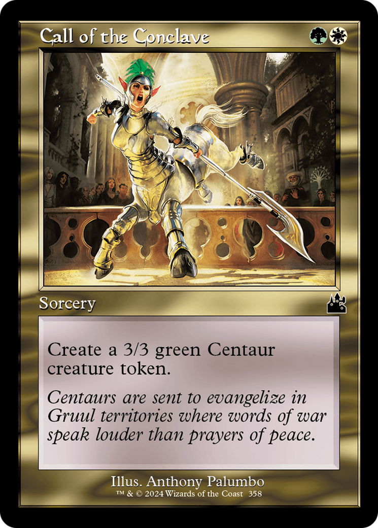 Call of the Conclave (Retro Frame) [Ravnica Remastered] | Odin's Place