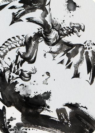 Quicksilver Fisher Art Card [Phyrexia: All Will Be One Art Series] | Odin's Place