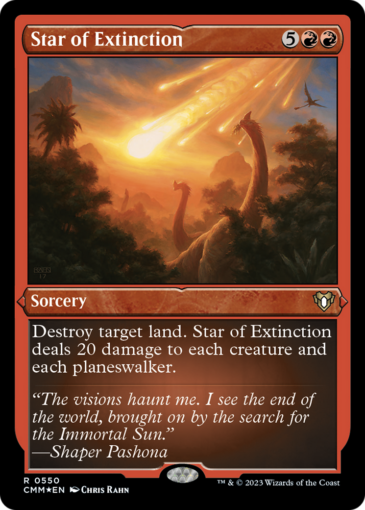 Star of Extinction (Foil Etched) [Commander Masters] | Odin's Place