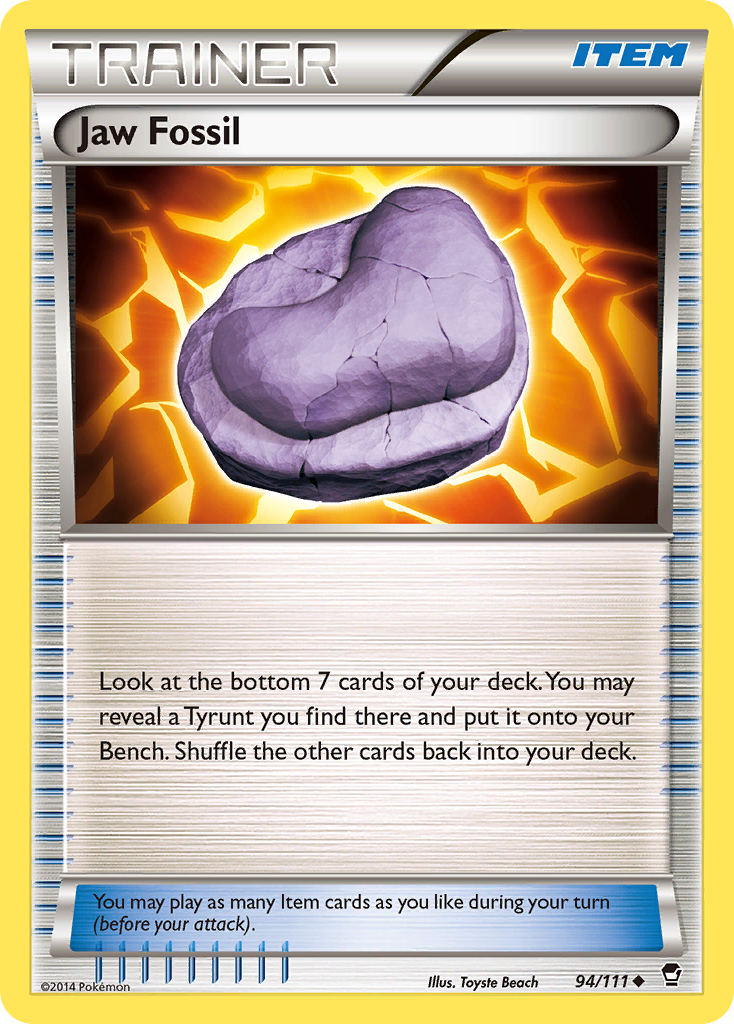 Jaw Fossil (94/111) [XY: Furious Fists] | Odin's Place