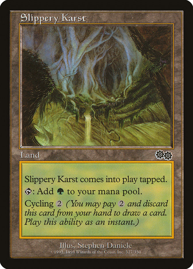 Slippery Karst (327) [Urza's Saga] | Odin's Place