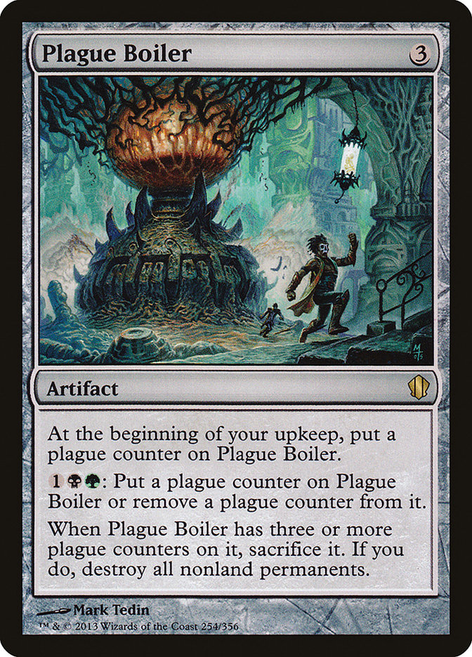 Plague Boiler (254) [Commander 2013] | Odin's Place