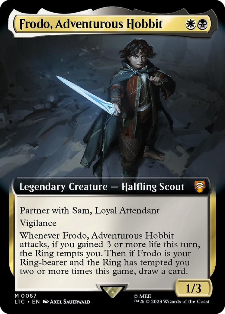 Frodo, Adventurous Hobbit (Extended Art) [The Lord of the Rings: Tales of Middle-Earth Commander] | Odin's Place