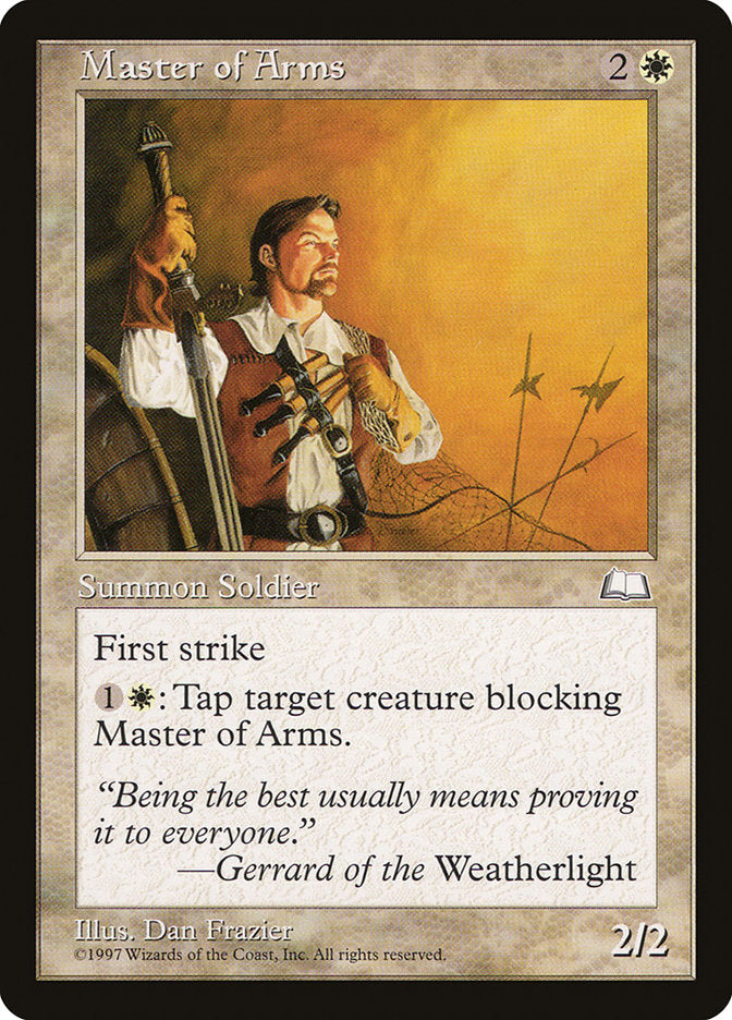 Master of Arms (20) [Weatherlight] | Odin's Place