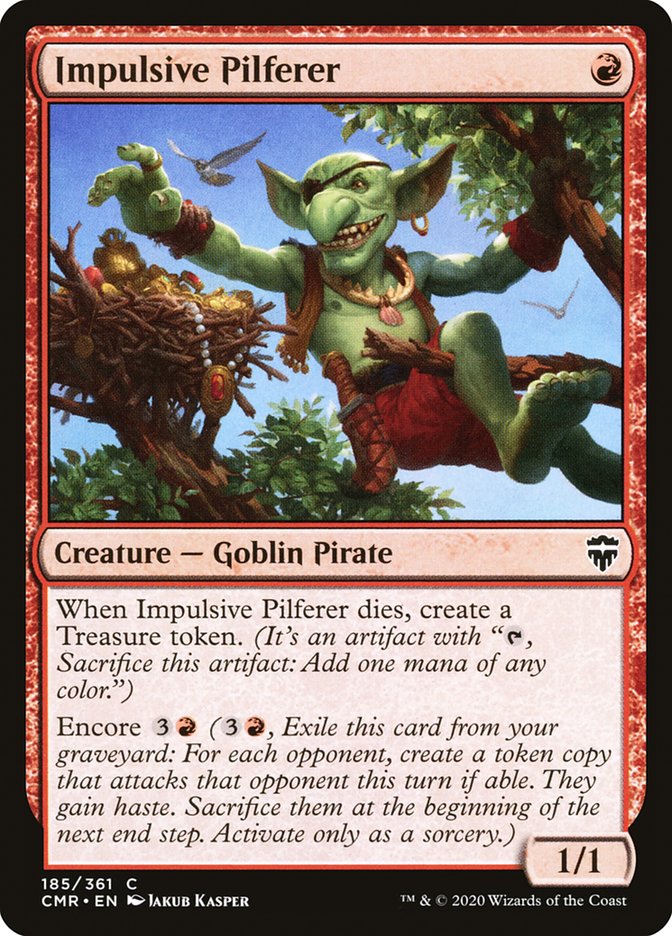 Impulsive Pilferer [Commander Legends] | Odin's Place