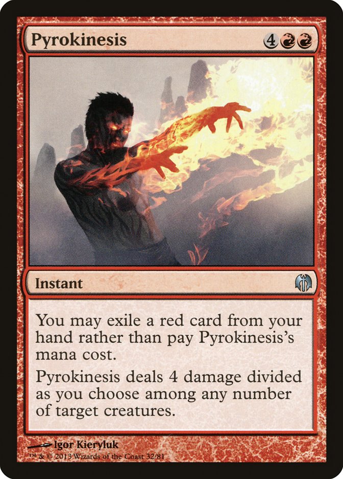 Pyrokinesis (32) [Duel Decks: Heroes vs. Monsters] | Odin's Place