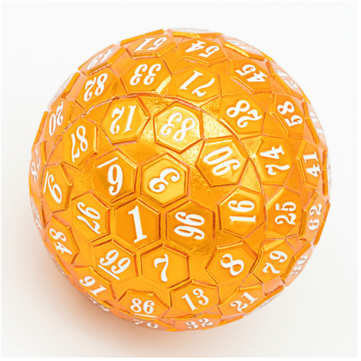Foam Brain 45mm Metal D100 - Orange with White Font | Odin's Place