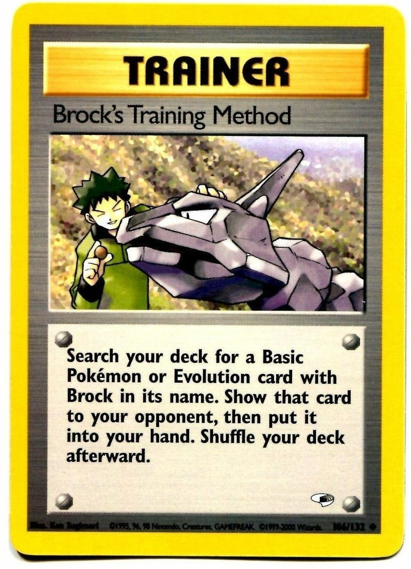 Brock's Training Method (106/132) [Gym Heroes Unlimited] | Odin's Place