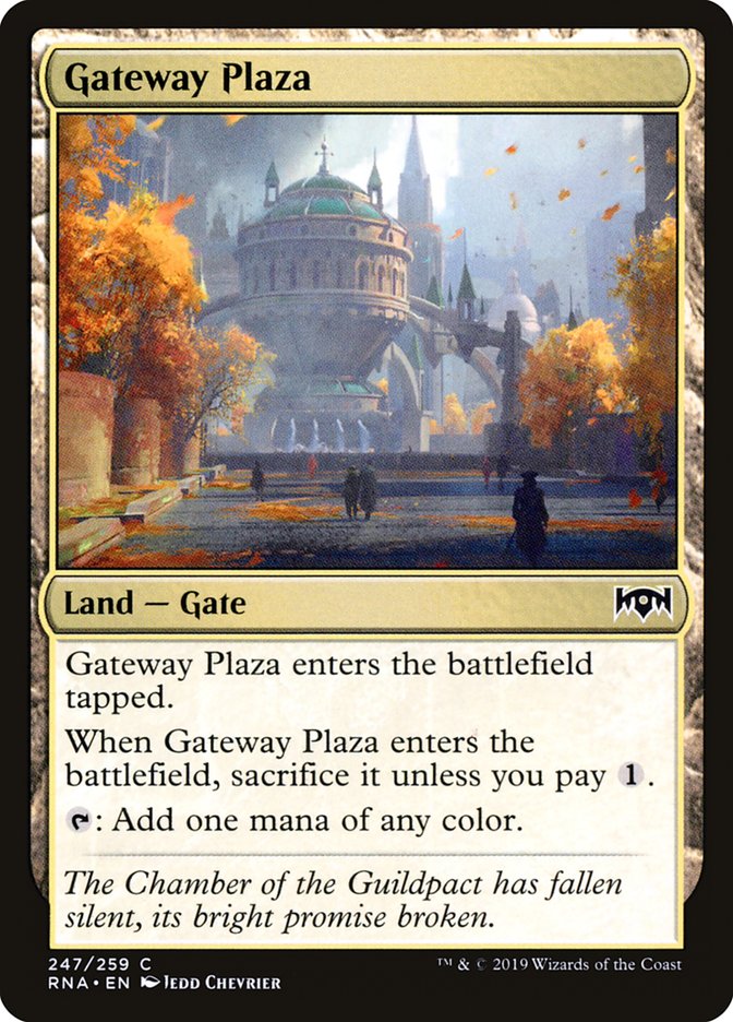 Gateway Plaza (247) [Ravnica Allegiance] | Odin's Place