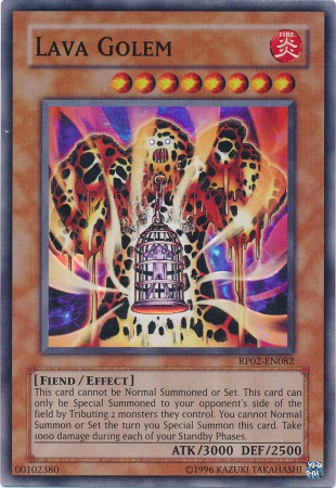 Lava Golem [RP02-EN082] Super Rare | Odin's Place