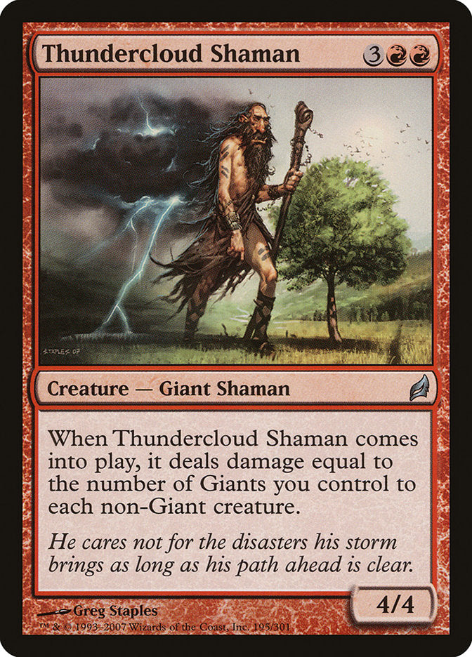 Thundercloud Shaman (195) [Lorwyn] | Odin's Place