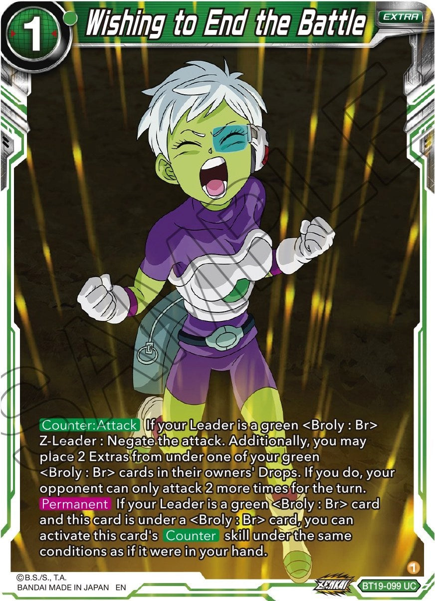 Wishing to End the Battle (BT19-099) [Fighter's Ambition] | Odin's Place