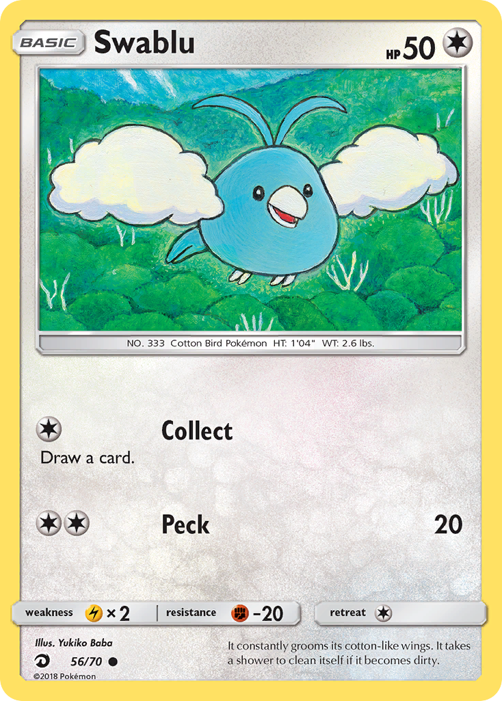 Swablu (56/70) [Sun & Moon: Dragon Majesty] | Odin's Place