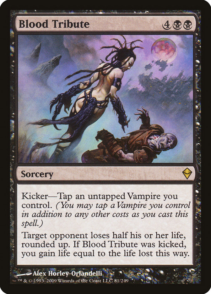 Blood Tribute (81) [Zendikar] | Odin's Place