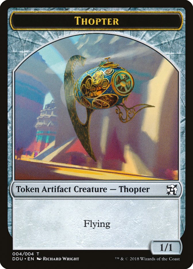 Thopter Token (004/004) [Duel Decks: Elves vs. Inventors Tokens] | Odin's Place