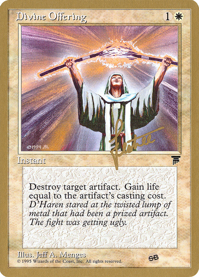 Divine Offering (Bertrand Lestree) (SB) [Pro Tour Collector Set] | Odin's Place