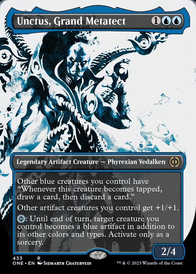 Unctus, Grand Metatect (Borderless Ichor Step-and-Compleat Foil) [Phyrexia: All Will Be One] | Odin's Place