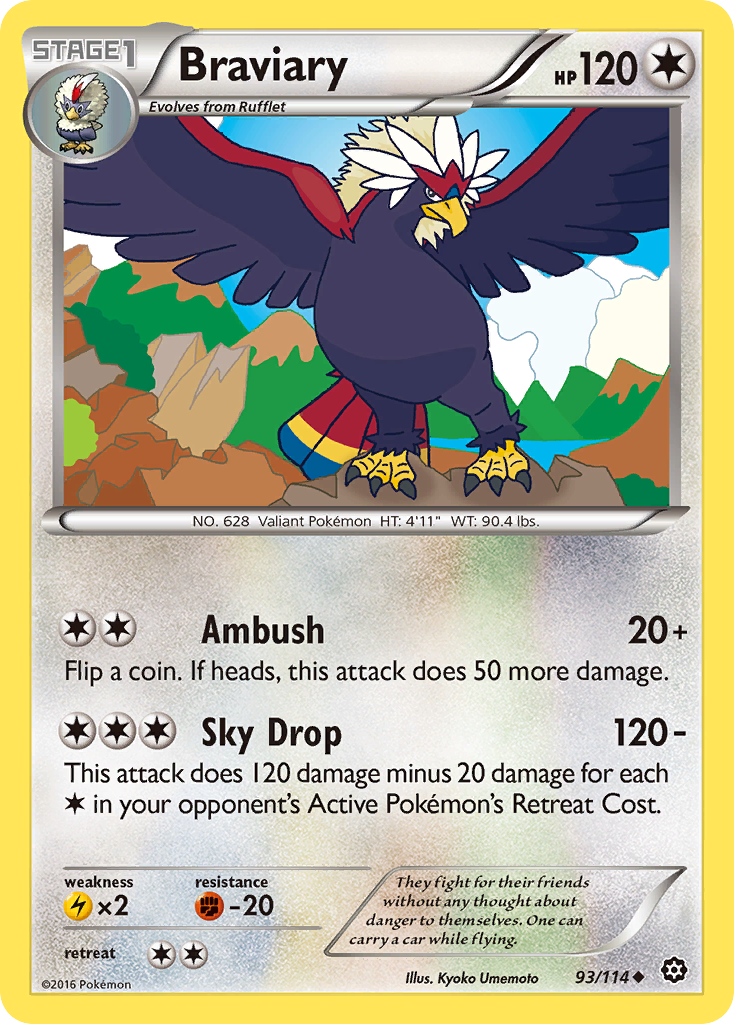 Braviary (93/114) [XY: Steam Siege] | Odin's Place