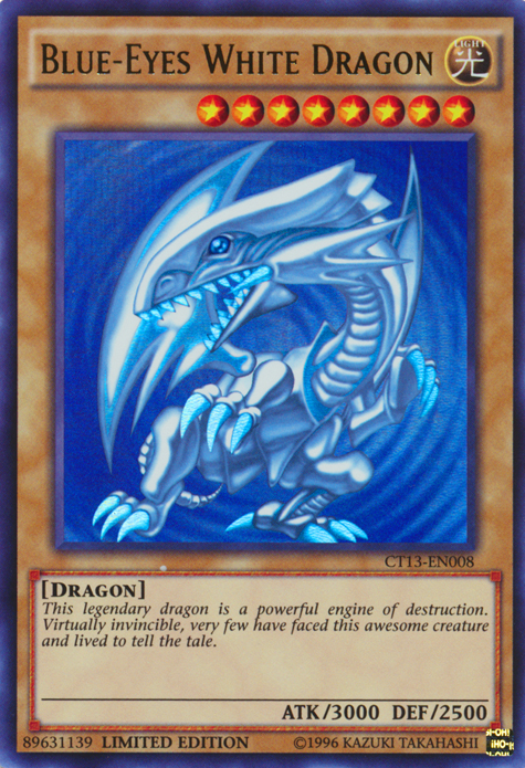 Blue-Eyes White Dragon [CT13-EN008] Ultra Rare | Odin's Place