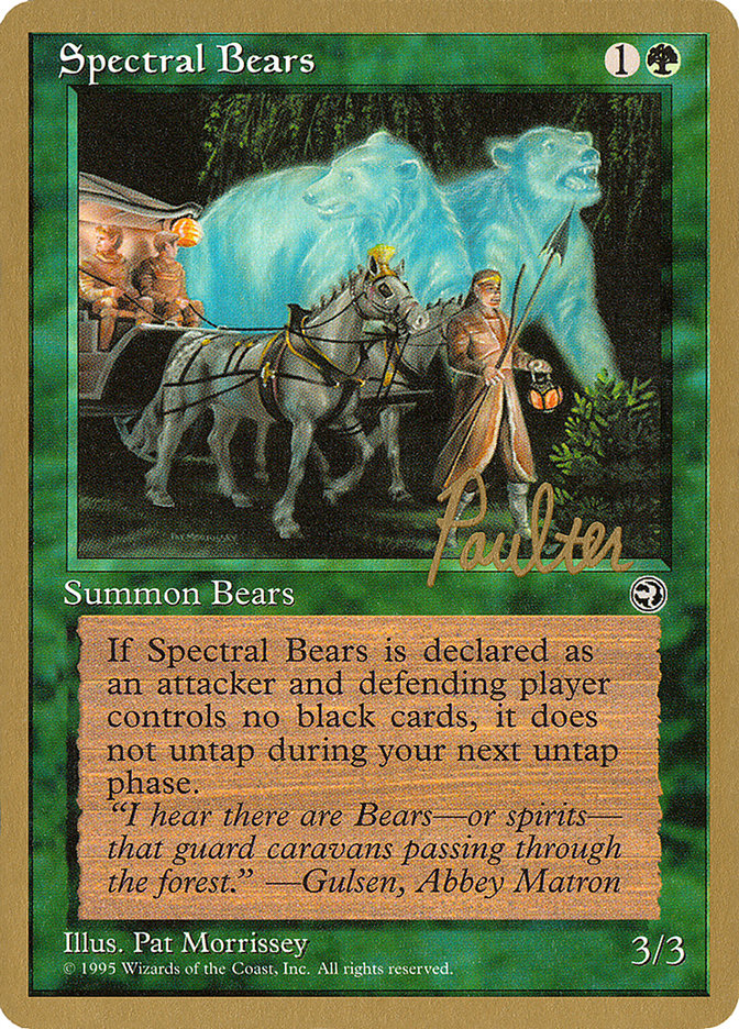 Spectral Bears (Preston Poulter) [Pro Tour Collector Set] | Odin's Place