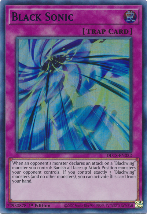 Black Sonic (Blue) [DLCS-EN032] Ultra Rare | Odin's Place