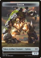 Elephant // Golem Double-Sided Token [Double Masters Tokens] | Odin's Place
