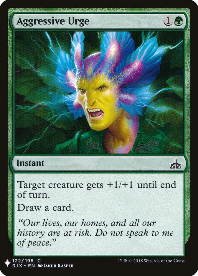 Aggressive Urge [Mystery Booster] | Odin's Place
