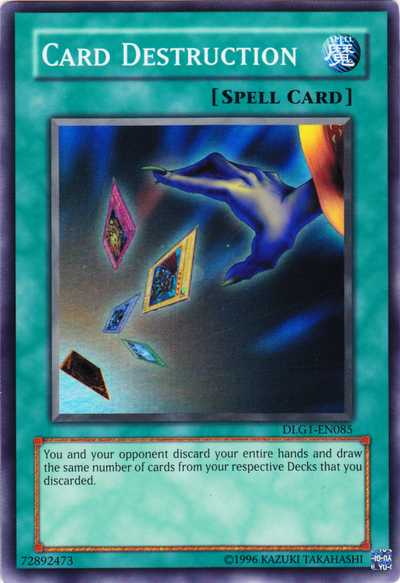 Card Destruction [DLG1-EN085] Super Rare | Odin's Place