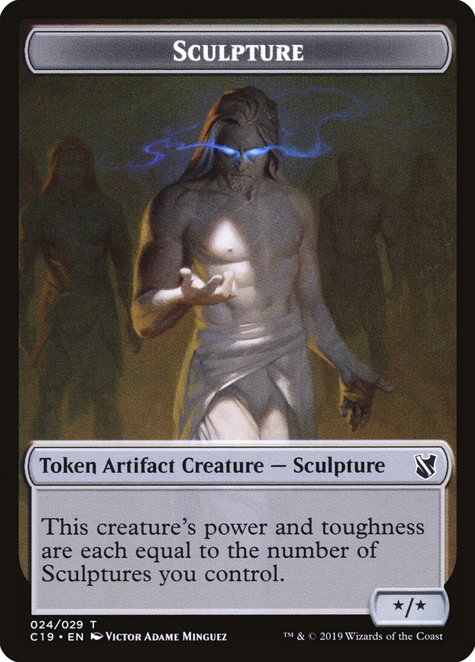 Sculpture Token [Commander 2019 Tokens] | Odin's Place