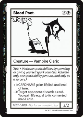 Blood Poet (2021 Edition) [Mystery Booster Playtest Cards] | Odin's Place