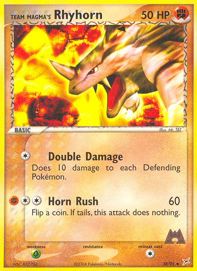 Team Magma's Rhyhorn (38/95) [EX: Team Magma vs Team Aqua] | Odin's Place