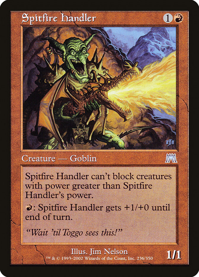 Spitfire Handler (236) [Onslaught] | Odin's Place