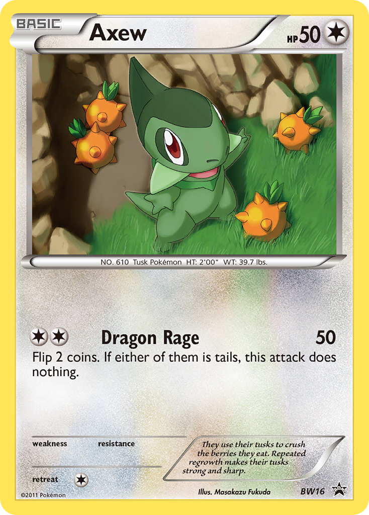Axew (BW16) [Black & White: Black Star Promos] | Odin's Place