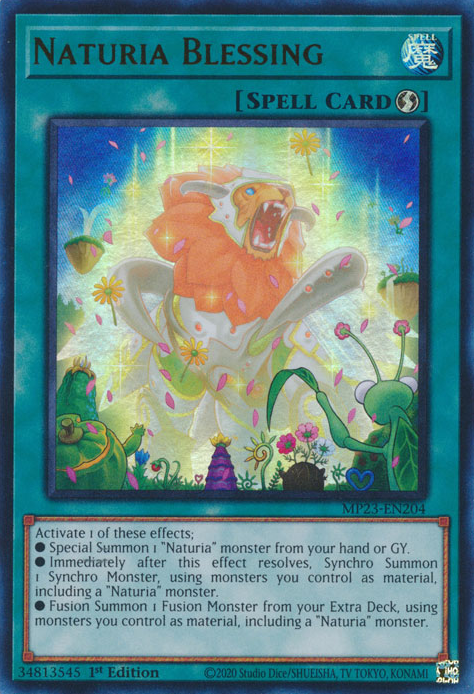 Naturia Blessing [MP23-EN204] Ultra Rare | Odin's Place