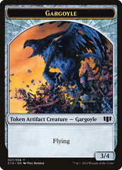 Gargoyle // Elf Warrior Double-Sided Token [Commander 2014 Tokens] | Odin's Place