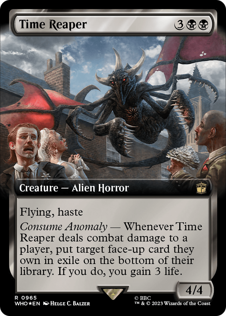 Time Reaper (Extended Art) (Surge Foil) [Doctor Who] | Odin's Place