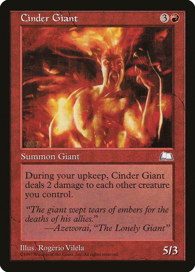Cinder Giant (93) [Weatherlight] | Odin's Place