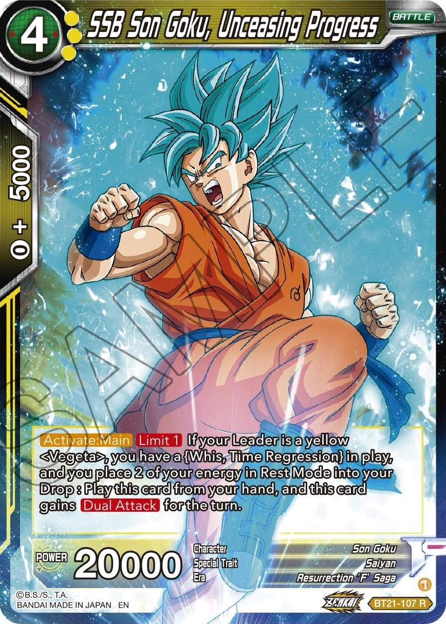 SSB Son Goku, Unceasing Progress (BT21-107) [Wild Resurgence] | Odin's Place