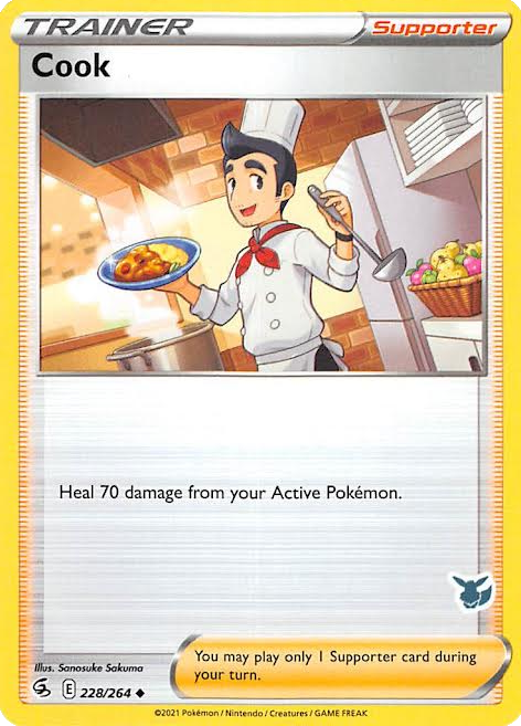 Cook (228/264) (Eevee Deck) [Battle Academy 2022] | Odin's Place