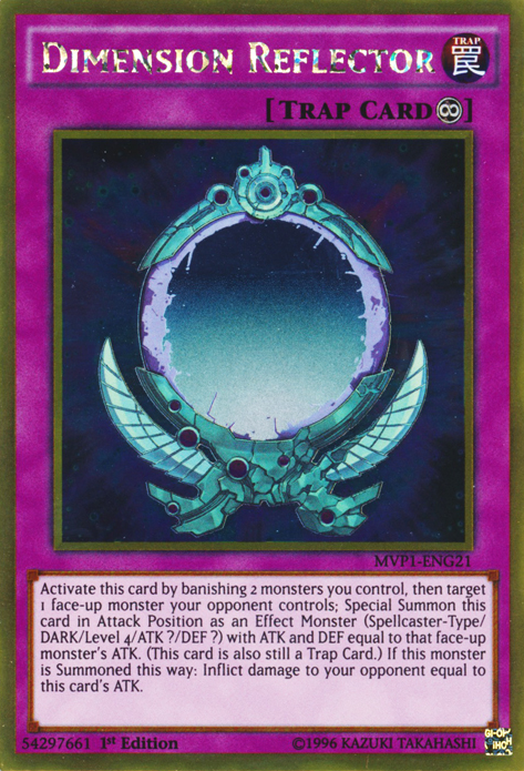 Dimension Reflector [MVP1-ENG21] Gold Rare | Odin's Place