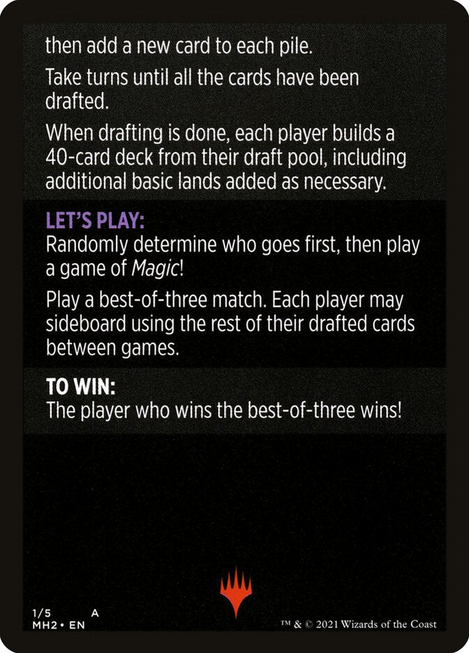 Winchester Draft (Magic Minigame) [Modern Horizons 2 Minigame] | Odin's Place